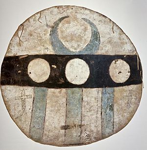 Jemez Pueblo shield, circa 1840