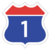 Korea Expressway No.1.svg