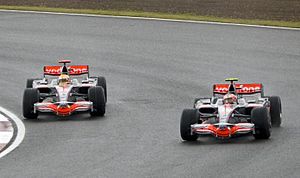 Kovalainen + Hamilton 2008 Britain-2