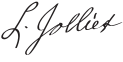 Louis Jolliet Signature.svg