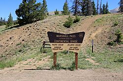 Marshall Pass sign