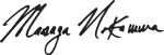 Masaya Nakamura's signature.svg