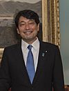 Minister of Defense for Japan Itsunori Onodera in Washington, D.C., August 17, 2017 (36238435810) (cropped).jpg