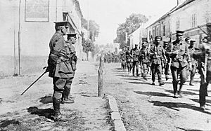 Monro inspecting 2nd division