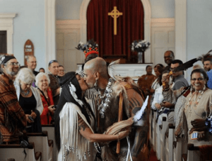 Natick praying indian wedding