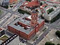 Rotes Rathaus vom Fernsehturm aus