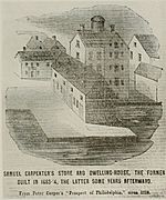 SamuelCarpenterStore&DwellingHouse&Wharfcirca1714