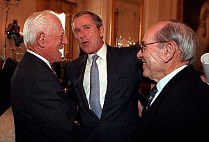 Sparky Anderson George W. Bush Yogi Berra