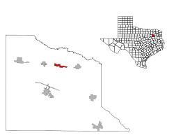 Location of Fruitvale, Texas