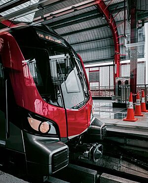 The Lucknow metro