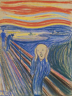 The Scream Pastel