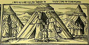 Venice Haggadah, Family of Abraham.jpg