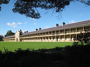 Victoria Barracks looking East.JPG