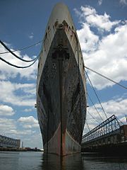 A560, SS United States, Pier 82, Columbus Boulevard, Philadelphia, Pennsylvania, USA, 2017