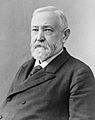 Benjamin Harrison, head and shoulders bw photo, 1896