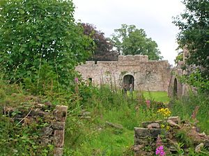 Brougham Hall courtyard