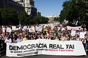 Democracia real YA Madrid