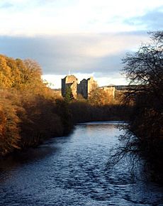 Doune Castle above river