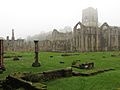 Fountain Abbey grounds from the Infirmary