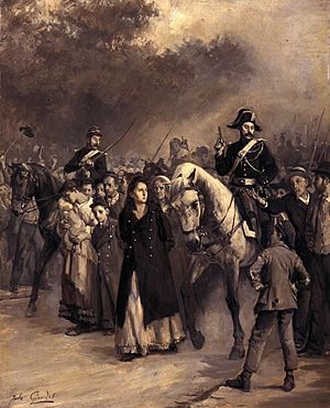 Girardet-L'arrestation de Louise Michel