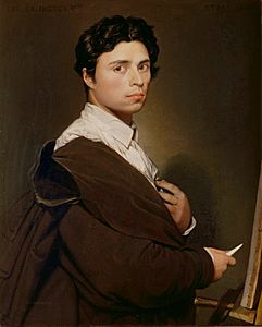 Jean-Auguste-Dominique Ingres - Autoportrait à vingt-quatre ans - Google Art Project