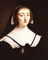 Katherine Manners Duchess of Buckingham in Mourning