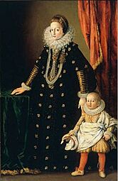 Magdalene of Bavaria and her son by Anonymous painter