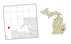 Location within Oakland County