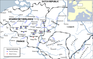 Nine Years War - Spanish Netherlands campaign 1689-97