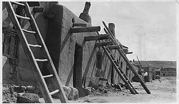 Northside of Jemez Pueblo, New Mexico, 1915