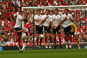 Robin van Persie free kick