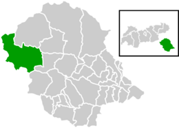 Location within Lienz district