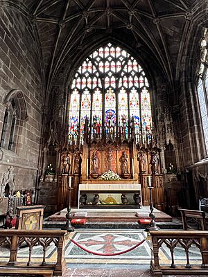 St Mary's Church, Nantwich, the chancel