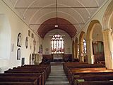 St Peters church Fremington nave