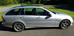 2003MY UK version of C32 Estate (S203) in Brilliant Silver. Photo Oct 2012