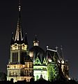 Aachener Dom bei Nacht