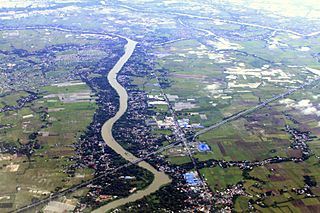 Aerial View of Angat River