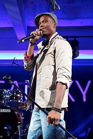 B.o.B. performing