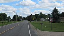 Boon, MI road signage