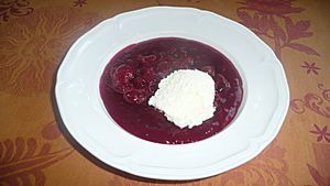 Cherry soup