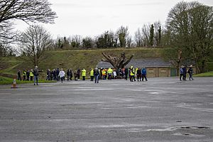 Crowd At The Fort