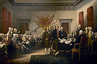 Declaration of Independence (1819), by John Trumbull