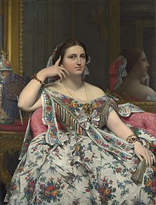 Dominique Ingres - Mme Moitessier