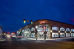 Downtown street in Conway