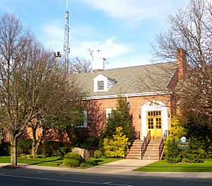 East Rockaway Village Hall on April 25, 2009.