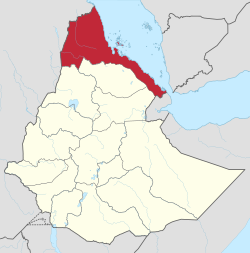 Location of Eritrea