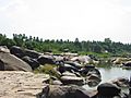 Hampi Fluss Haupttempel