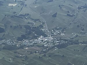 Hunterville from the air