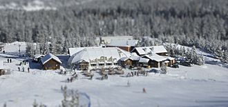 Tilt-Shift Photograph of Moonlight Basin