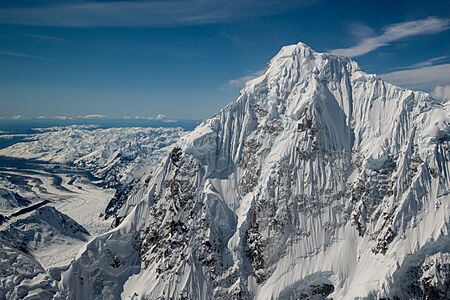 Mount Huntington aerial